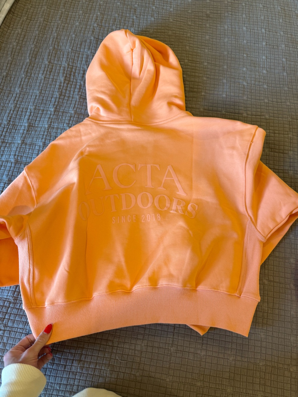 ACTA Set Peach Utility Zip Jacket and biker shorts - Picture 9 of 11